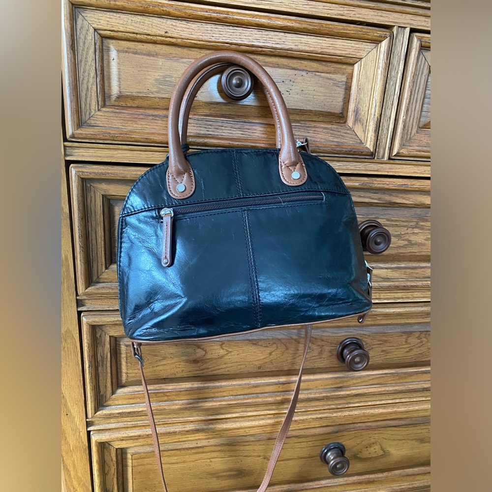 Tignanello black leather purse